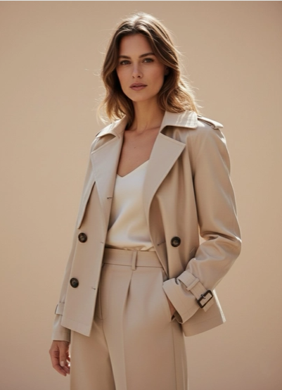 Veste Trench courte