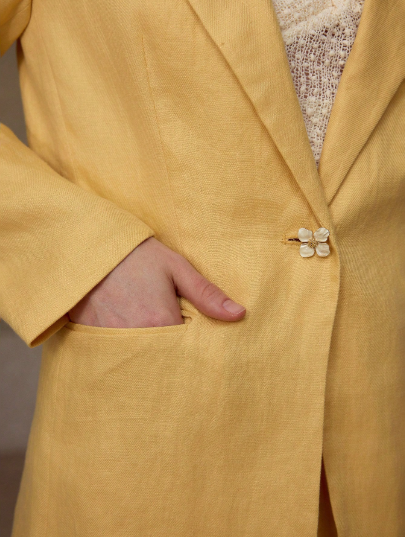 Ensemble Lin Jaune Canari