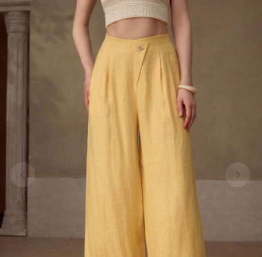 Ensemble Lin Jaune Canari