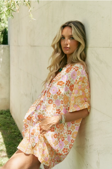 Chemise à imprimé floral - Légèreté et féminité