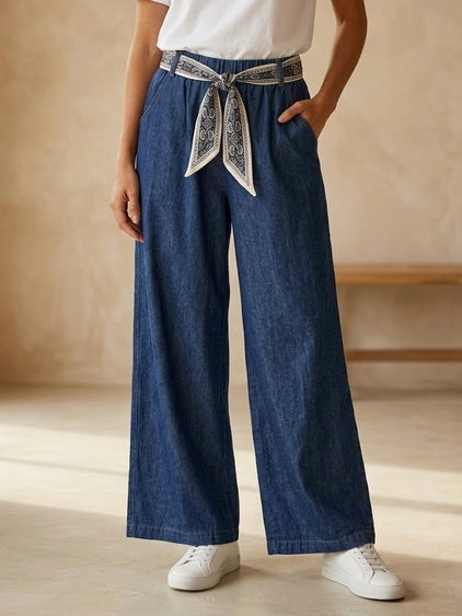 Pantalon jean coton léger