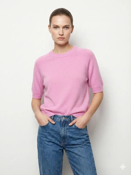 Pull Manches Coude Col Rond – Collection 2026