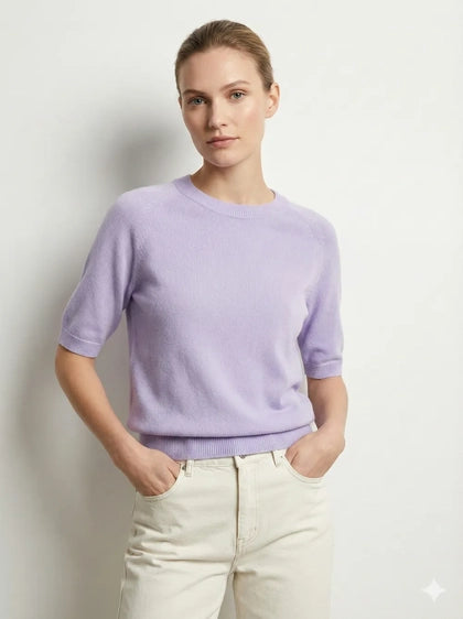 Pull Manches Coude Col Rond – Collection 2026