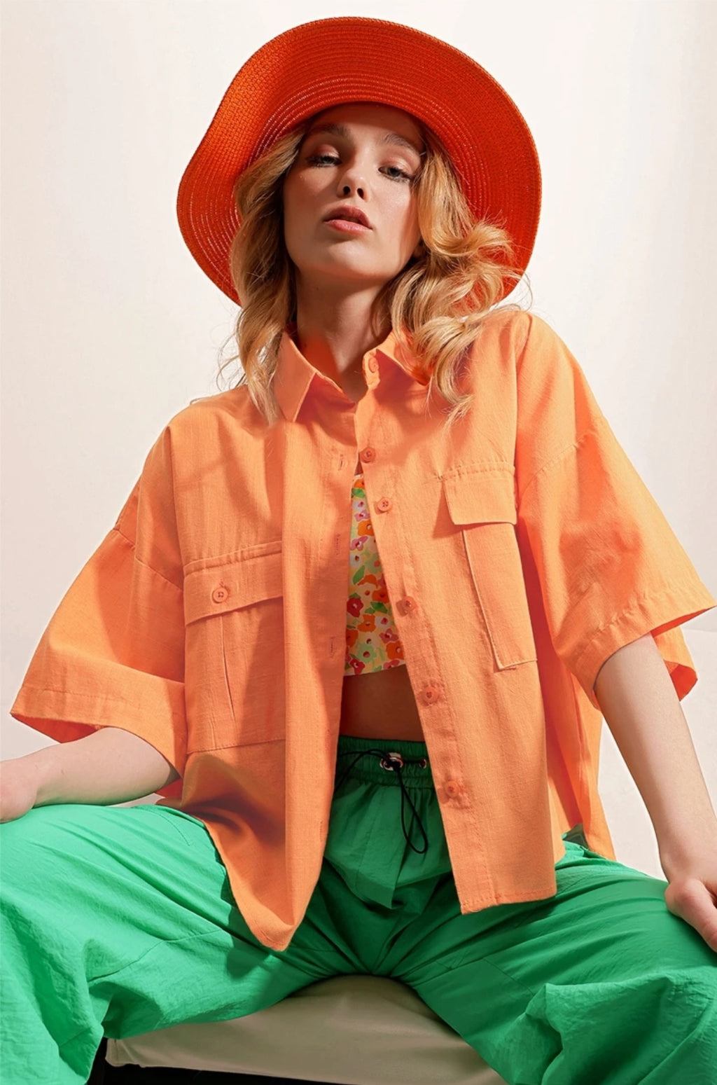 Chemise Collection orange