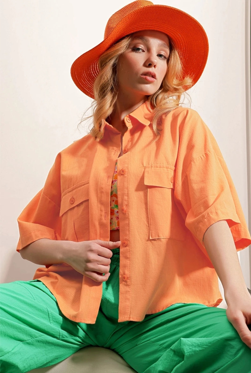 Chemise Collection orange