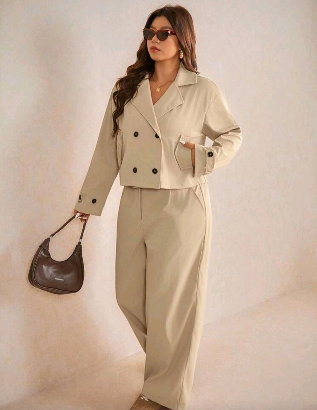 Ensemble Coat & Pantalon Droit — Collection 2026