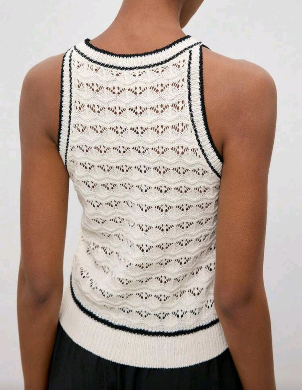 Top Tricoté Crochet